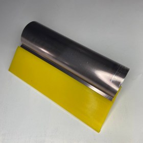 Выгонка турбо, 12 см, жёлтая пу с алюминиевой ручкой